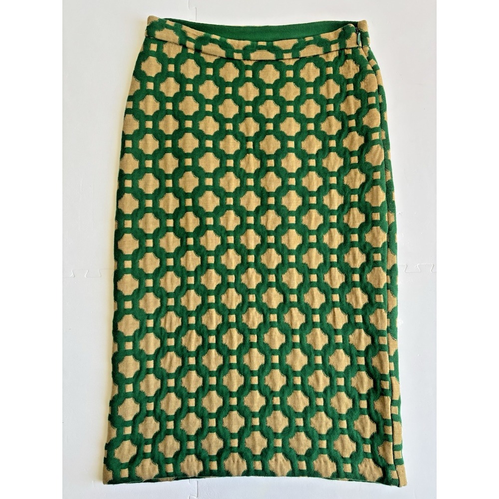 ANTHROPOLOGIE Charlie Robin Skirt Retro Midi Quilted 2000s Anthro Twee - Size 4